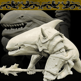3D Printed Bestiary Vol. 4 Nafarrate - Jikax Killer Whale 32mm Ragnarok D&D - Charming Terrain
