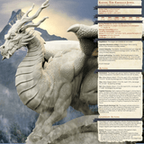 3D Printed Bestiary Vol. 4 Nafarrate - Kaesin Green Dragon 32mm Ragnarok D&D - Charming Terrain