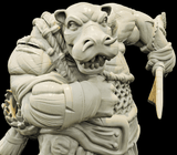 3D Printed Bestiary Vol. 4 Nafarrate - Kiboko Hippo Man 32mm Ragnarok D&D - Charming Terrain