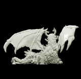 3D Printed Bestiary Vol. 4 Nafarrate - Lasair Lava Dragon 32mm Ragnarok D&D - Charming Terrain