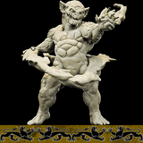 3D Printed Bestiary Vol. 4 Nafarrate - Onyx Elemental 32mm Ragnarok D&D - Charming Terrain
