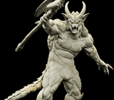 3D Printed Bestiary Vol. 4 Nafarrate - Quas'kuma Demon Fiend 32mm Ragnarok D&D - Charming Terrain