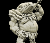 3D Printed Bestiary Vol. 4 Nafarrate - Xjemi Whale Warrior 32mm Ragnarok D&D - Charming Terrain