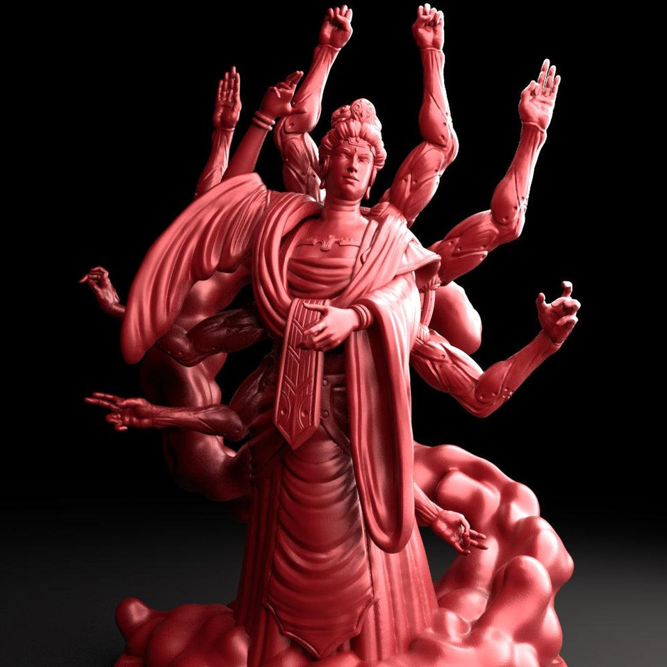 3D Printed Bestiary Vol. 5 Nafarrate - Kannon 32mm Ragnarok D&D - Charming Terrain