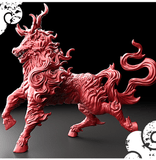3D Printed Bestiary Vol. 5 Nafarrate - Kirin 32mm Ragnarok D&D - Charming Terrain