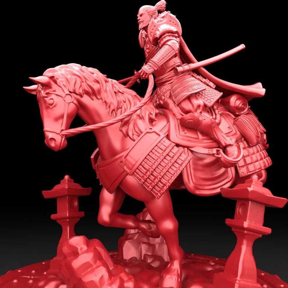 3D Printed Bestiary Vol. 5 Nafarrate - Oda Nobunaga 32mm Ragnarok D&D - Charming Terrain