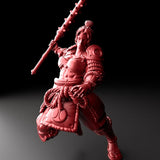3D Printed Bestiary Vol. 5 Nafarrate - Raider Samurai 32mm Ragnarok D&D - Charming Terrain