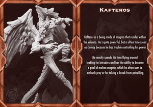 3D Printed Cast n Play Kafteros Set Mount Magma Collection 28mm 32mm D&D - Charming Terrain
