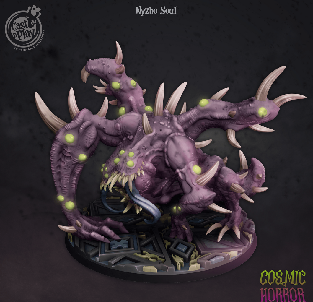 3D Printed Cast n Play Nyzho Soul Cosmic Horrors 28mm 32mm D&D - Charming Terrain