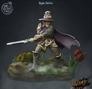 3D Printed Cast n Play Regan Barlow Swamp Collection 28mm 32mm D&D - Charming Terrain