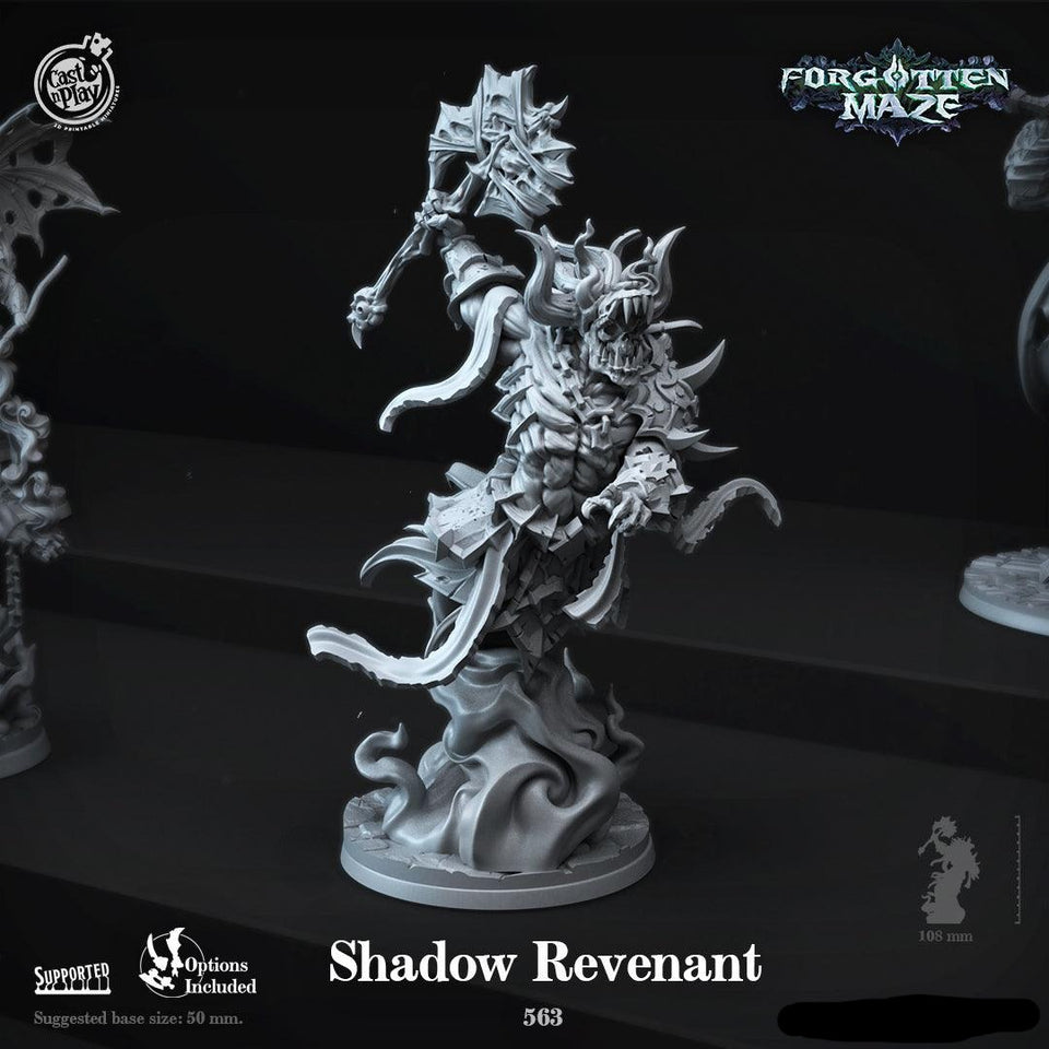 3D Printed Cast n Play Shadow Revenant Forgotten Maze 28mm 32mm D&D - Charming Terrain