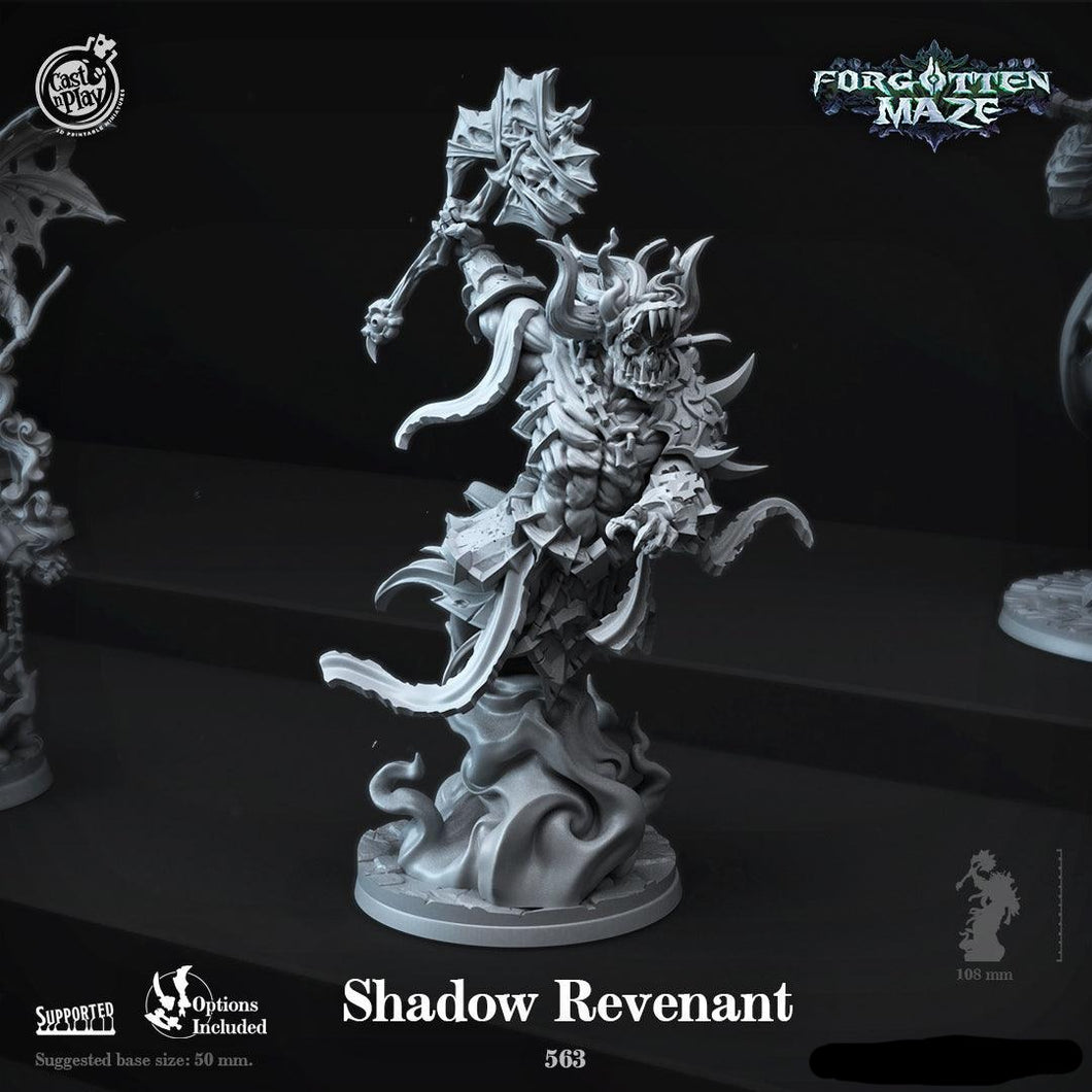 3D Printed Cast n Play Shadow Revenant Forgotten Maze 28mm 32mm D&D - Charming Terrain