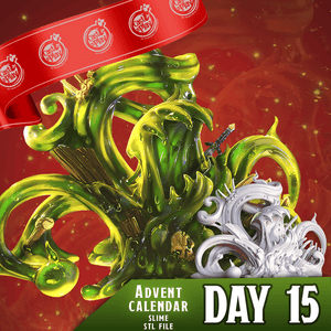 3D Printed Cast n Play Slime 28mm 32mm D&D - Charming Terrain