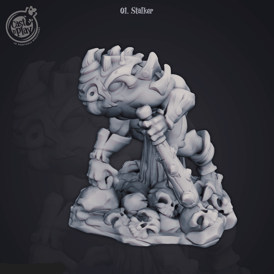 3D Printed Cast n Play Stalker 28mm 32mm D&D - Charming Terrain