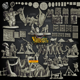 3D Printed Cast n Play Verdant Cell Leader Bandit Captain 28mm 32mm D&D - Charming Terrain