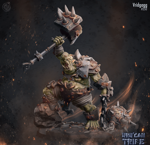 3D Printed Cast n Play Vridgagg Orge Uru'Can Tribe 28mm 32mm D&D - Charming Terrain