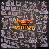 3D Printed Cast n Play Xago Orc Rogue Warriors of the Wastelands 28mm 32mm D&D - Charming Terrain
