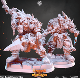 3D Printed Cast n Play Yar Beast Hunter Orc Warriors of the Wastelands 28mm 32mm D&D - Charming Terrain