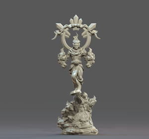 3D Printed Clay Cyanide Apollo Greek Myth Gods and Goddesses Ragnarok D&D - Charming Terrain