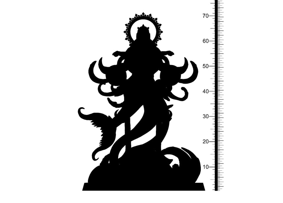 3D Printed Clay Cyanide Aquarius Zodics 28mm-32mm Ragnarok D&D - Charming Terrain