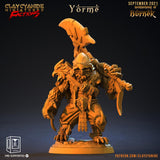 3D Printed Clay Cyanide Burneks Birdmen Owlmen Factions Ragnarok D&D - Charming Terrain