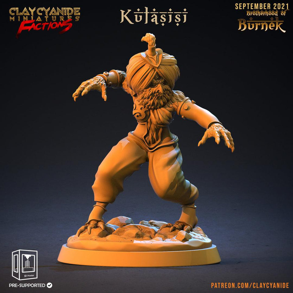 3D Printed Clay Cyanide Burneks Birdmen Owlmen Factions Ragnarok D&D - Charming Terrain