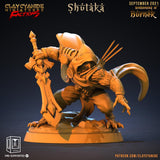 3D Printed Clay Cyanide Burneks Birdmen Owlmen Factions Ragnarok D&D - Charming Terrain