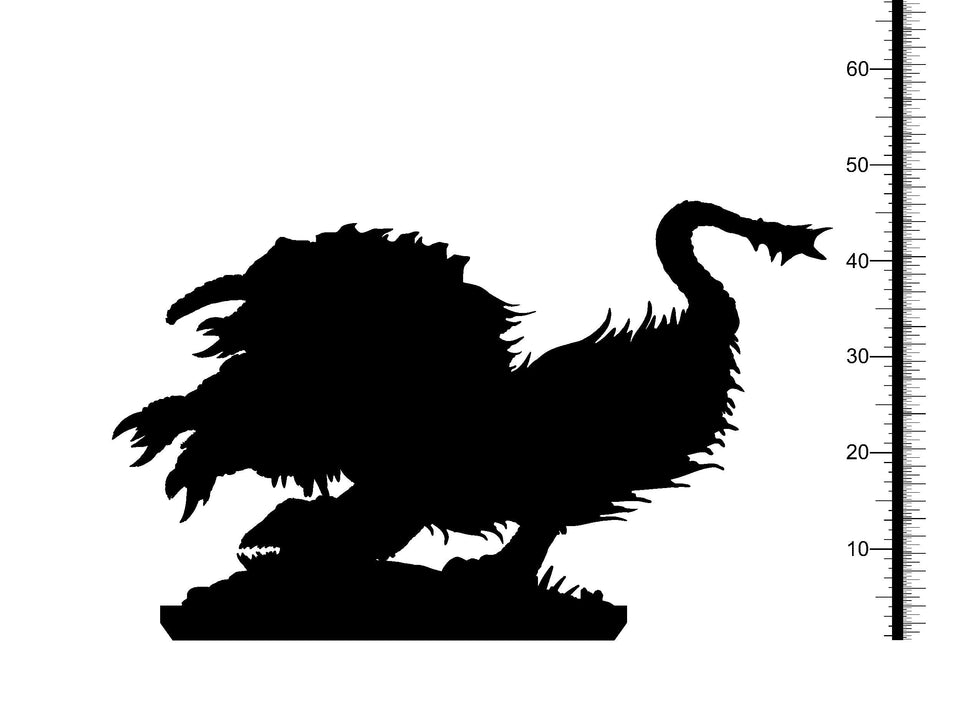 3D Printed Clay Cyanide Byatis Abomination Great Old Gods Ragnarok D&D - Charming Terrain
