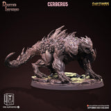 3D Printed Clay Cyanide Cerberus Dante's Inferno 28mm-32mm Ragnarok D&D - Charming Terrain
