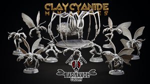 3D Printed Clay Cyanide Colony of Barnakol Tribes Factions Ragnarok D&D - Charming Terrain