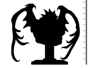 3D Printed Clay Cyanide Cthulhu Bust Great Old Gods Ragnarok D&D - Charming Terrain