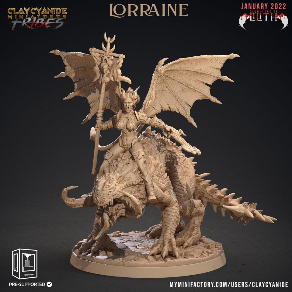 3D Printed Clay Cyanide Daughters of Lilith Tribes Factions Ragnarok D&D - Charming Terrain