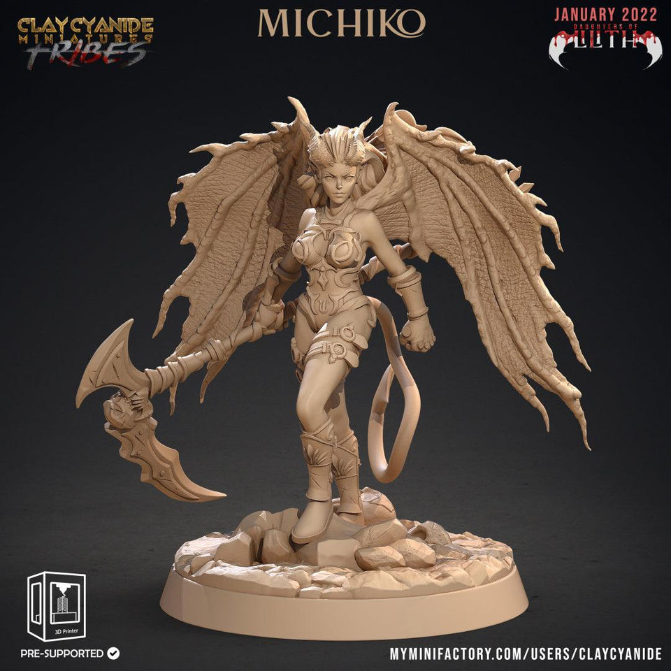 3D Printed Clay Cyanide Daughters of Lilith Tribes Factions Ragnarok D&D - Charming Terrain