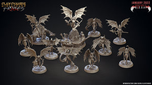 3D Printed Clay Cyanide Daughters of Lilith Tribes Factions Ragnarok D&D - Charming Terrain