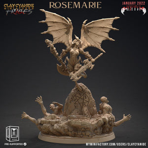 3D Printed Clay Cyanide Daughters of Lilith Tribes Factions Ragnarok D&D - Charming Terrain