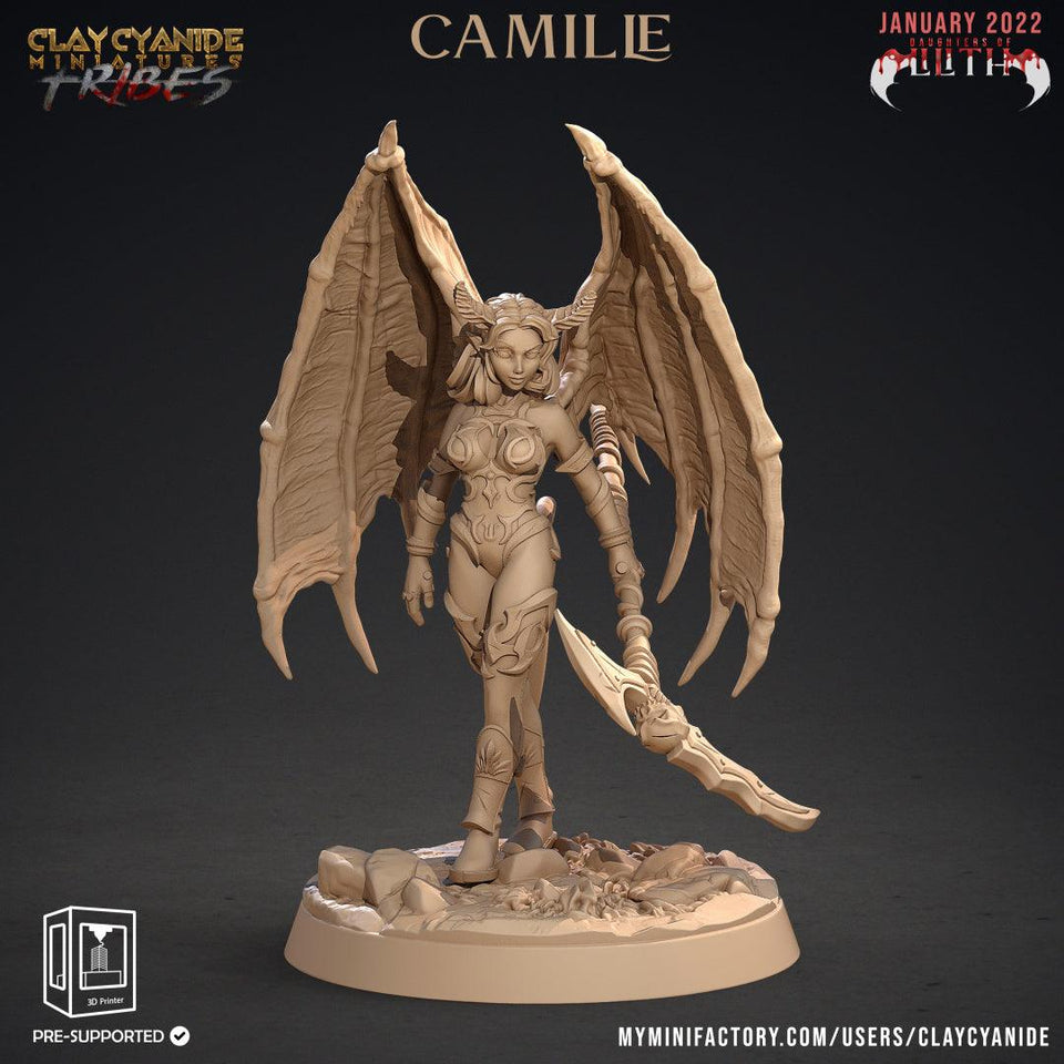 3D Printed Clay Cyanide Daughters of Lilith Tribes Factions Ragnarok D&D - Charming Terrain