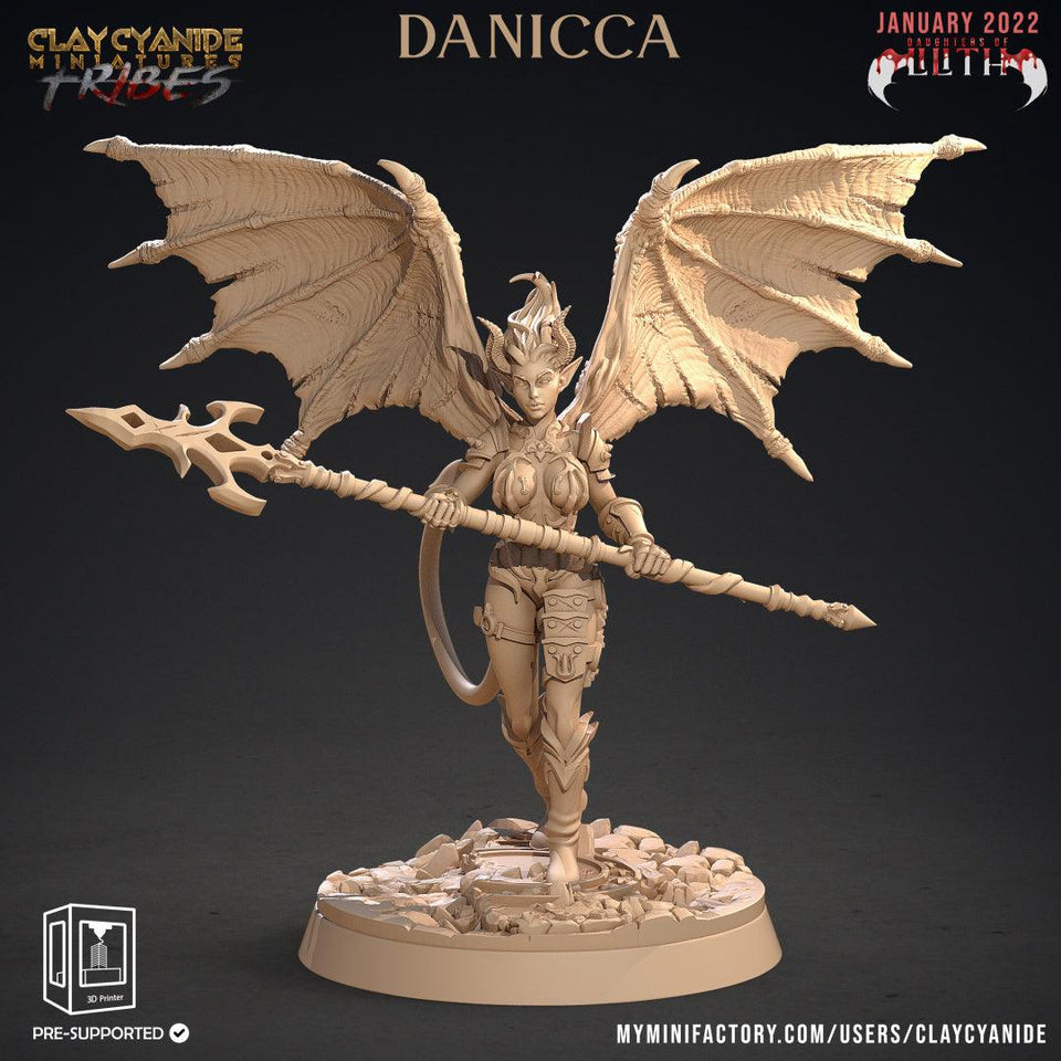 3D Printed Clay Cyanide Daughters of Lilith Tribes Factions Ragnarok D&D - Charming Terrain