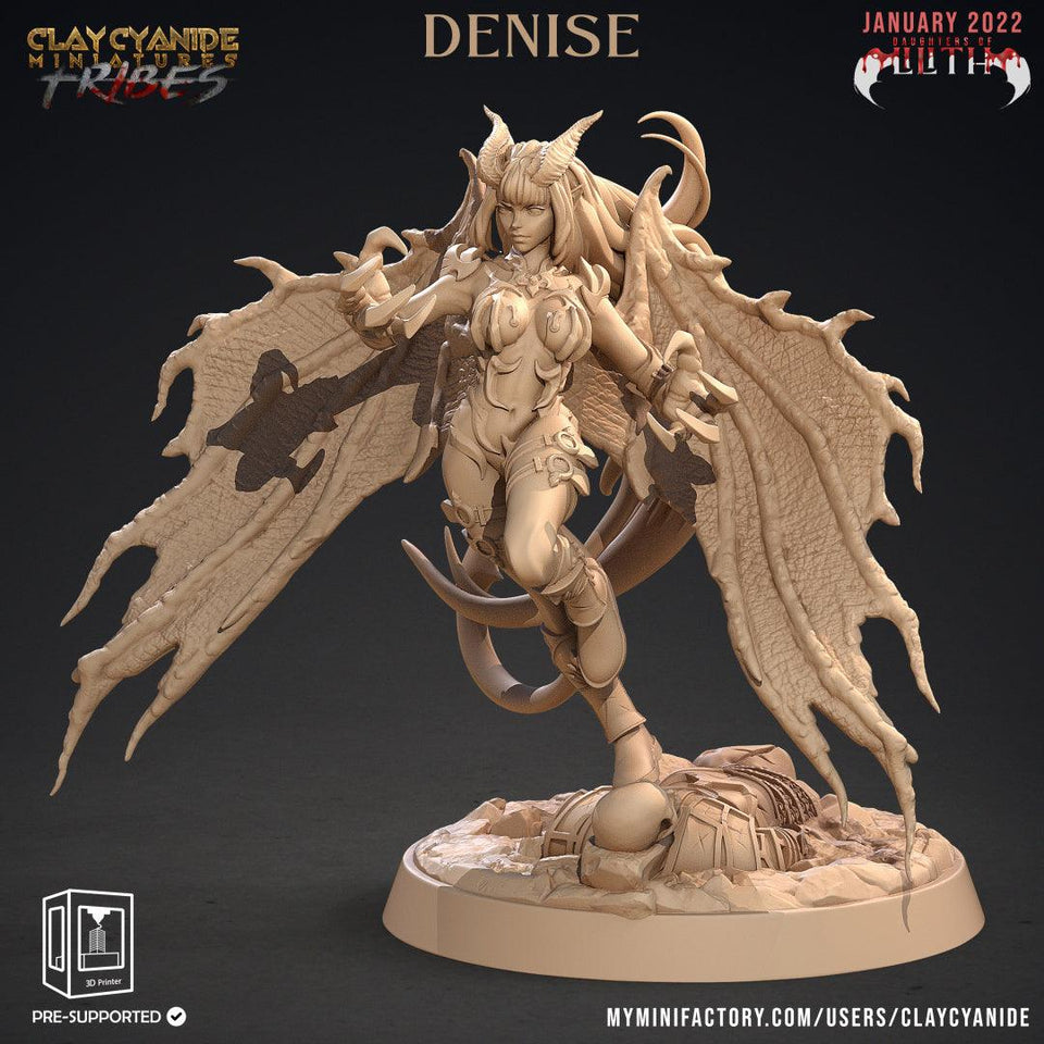3D Printed Clay Cyanide Daughters of Lilith Tribes Factions Ragnarok D&D - Charming Terrain