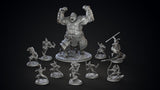 3D Printed Clay Cyanide Feng Zhizi Gorilla Men Tribes Factions Ragnarok D&D - Charming Terrain