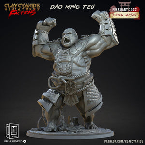 3D Printed Clay Cyanide Feng Zhizi Gorilla Men Tribes Factions Ragnarok D&D - Charming Terrain