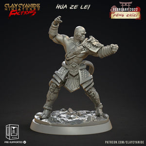 3D Printed Clay Cyanide Feng Zhizi Gorilla Men Tribes Factions Ragnarok D&D - Charming Terrain