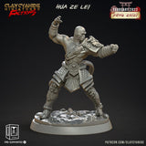 3D Printed Clay Cyanide Feng Zhizi Gorilla Men Tribes Factions Ragnarok D&D - Charming Terrain