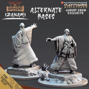 3D Printed Clay Cyanide Izanami Alternate Japanese Deities Ragnarok D&D - Charming Terrain