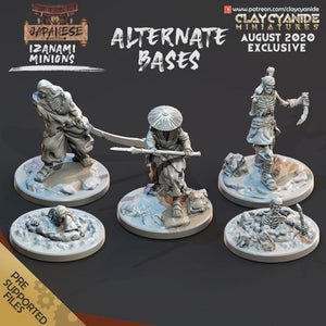 3D Printed Clay Cyanide Izanami Minions Japanese Deities Ragnarok D&D - Charming Terrain