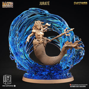 3D Printed Clay Cyanide Jurate Baltic Religion 28mm-32mm Ragnarok D&D - Charming Terrain