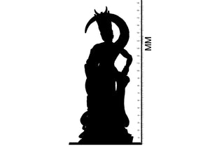 3D Printed Clay Cyanide King Minos Dante's Inferno 28mm-32mm Ragnarok D&D - Charming Terrain
