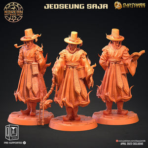 3D Printed Clay Cyanide Korean Mythology Full Set Ragnarok D&D - Charming Terrain