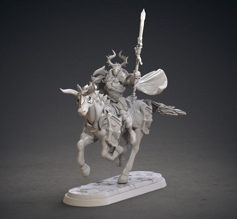 3D Printed Clay Cyanide Kupalords Deathknights Godslayers Tribes Factions Ragnarok D&D - Charming Terrain