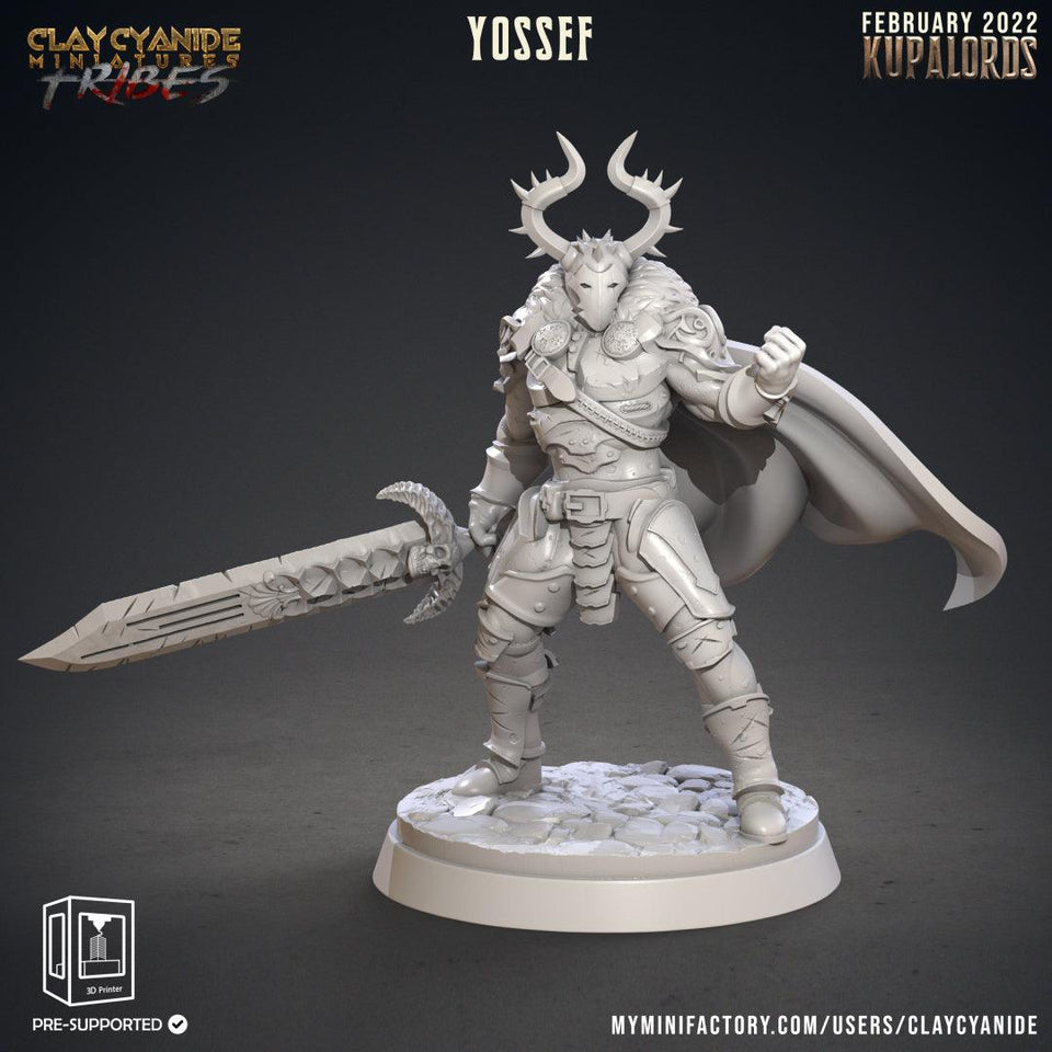 3D Printed Clay Cyanide Kupalords Deathknights Godslayers Tribes Factions Ragnarok D&D - Charming Terrain