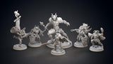 3D Printed Clay Cyanide Kupalords Deathknights Godslayers Tribes Factions Ragnarok D&D - Charming Terrain